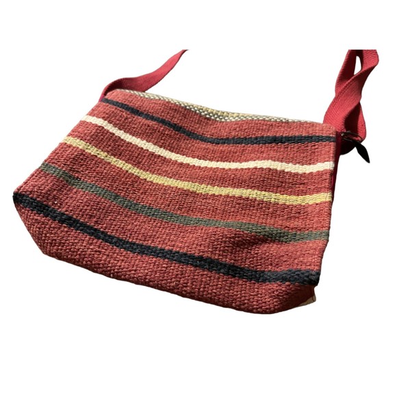 Crosstree Lane Crossbody Messenger Purse Adjustable Strap Aztec Serape Boho - Picture 3 of 12